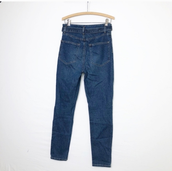 Reformation Kayo High Rise Skinny Belted Paper Bag Waist Jeans - Picture 11 of 14